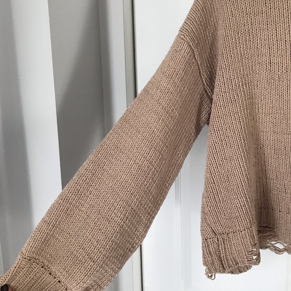 Distressed Fall Sweater - Picture 3 of 6